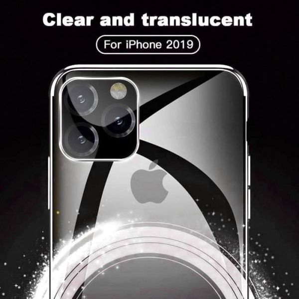 Cover til iPhone 12 Pro (6,1") Stødsikker kromdesign sølv Silver