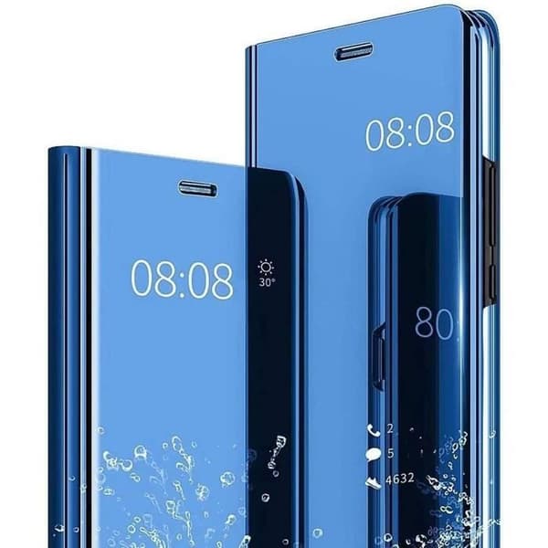 Skyddsskal - Booling - för Samsung Galaxy A35 5G - Blå - Spegelkromad Effekt - Stötsäker Blå