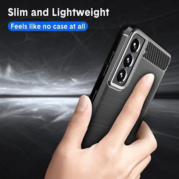 Skyddsfodral till Samsung S22 Plus - PROSHOP - Svart - Designfunktioner - Silikon - Anti-Shock Svart