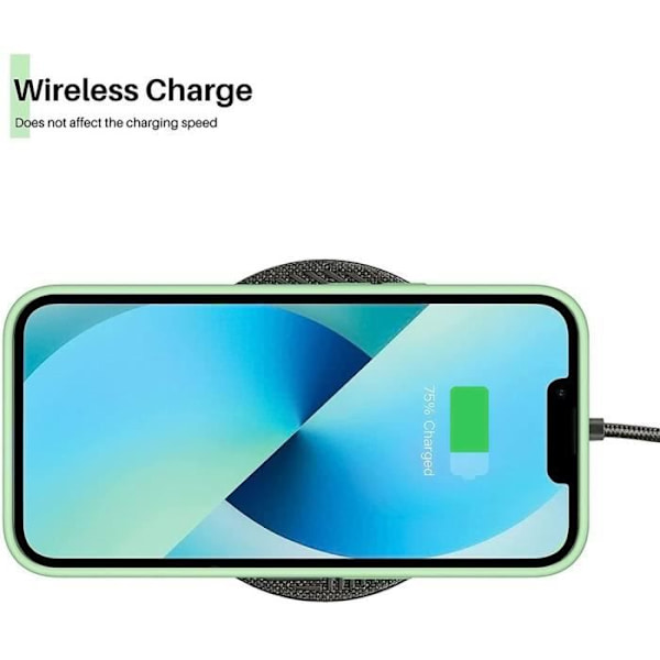 Coque - PROSHOP® - iPhone 13 Pro - Silikon TPU - Stötsäker - Grön Grön
