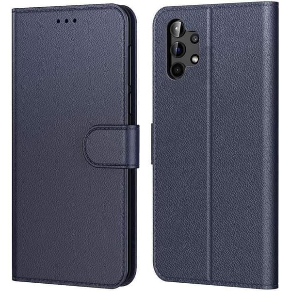Skalavskydd - BOOLING - för Samsung Galaxy A32 5G - Mörkblå - Represistent - Stötsäker - Kortfack marinblå