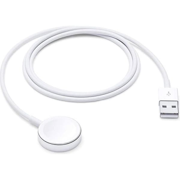 USB-laddkabel för Apple Watch - E.F.Connection - Vit - Magnetisk - 1M Vit