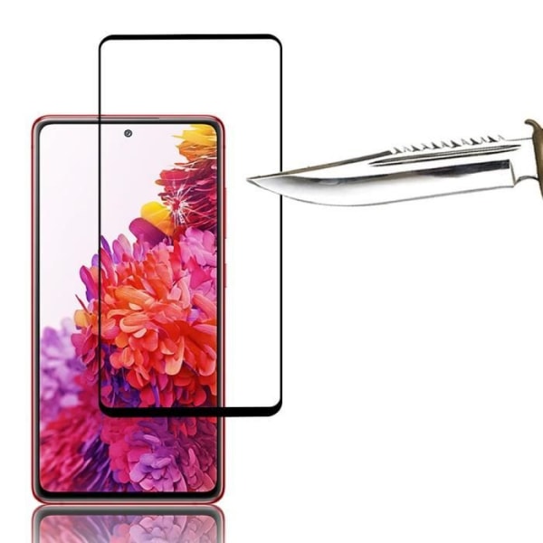 VCOMP® för Samsung Galaxy S20 FE 2022 6,5": förpackning - 3-pack skärmskydd i härdat glas i helfärg - SVART SVART