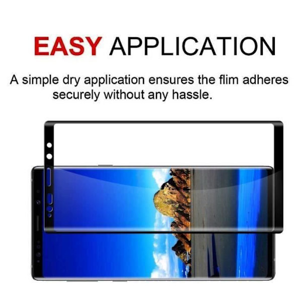 [Pack of 2] Skyddsfilm för Samsung Note 9, Samsung Galaxy Note 9 härdat glas, Ultra Resistant 9H hårdhetsindex Anti Scratch P11201