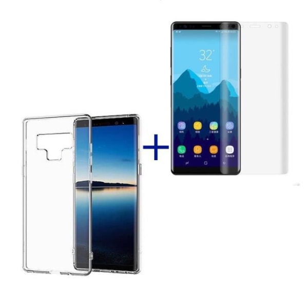 Skyddsfilm och fodral - Samsung - Galaxy Note 9 - Fullständigt skydd - Mjuk - Genomskinlig Transparent