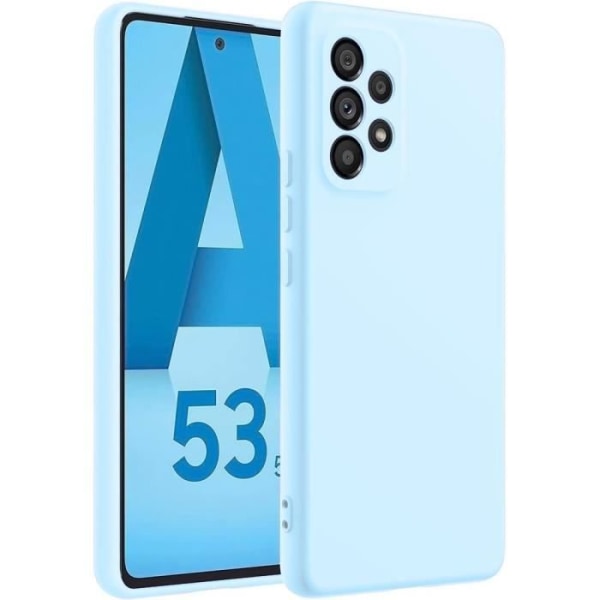 Silikonfodral till Samsung Galaxy A53 5G - Matt skydd Ultra Slim Soft Sky Blue