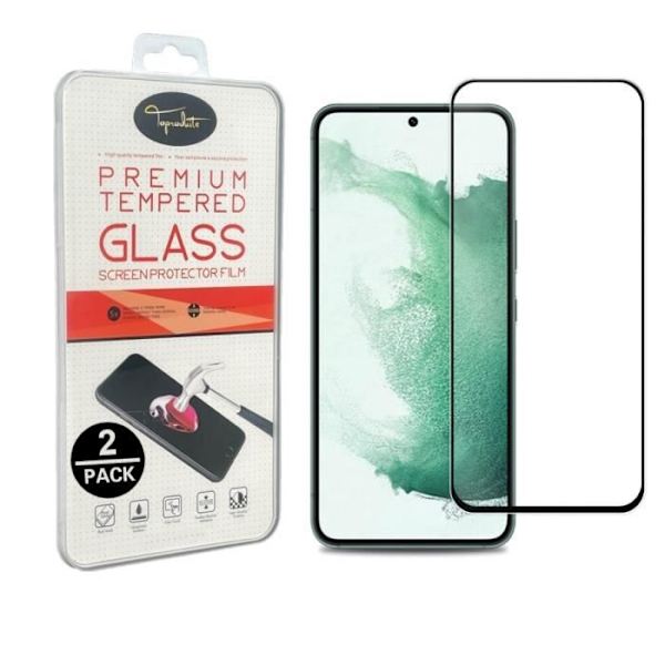 [2pack] 3D-härdat glasskyddsfilm för Samsung Galaxy S22 Plus 5G [Toproduits®]