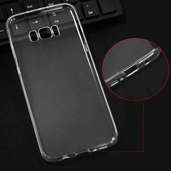 Fodral för Samsung Galaxy S8 Plus, [Ultra Transparent Silicone Soft TPU Gel] Skyddsfodral med stötdämpning och