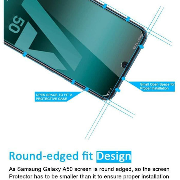 Advansia härdat glas för Samsung Galaxy A72 [X2]