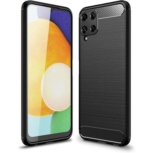 Skyddsfodral till Samsung A22 4G - PROSHOP - Designfunktioner - Silikon - Svart Svart