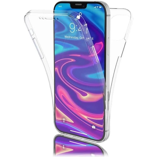 Skyddsskal - Transparent - iPhone 13 - Silikon - Heltäckande skydd - Mjukt Transparent