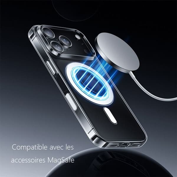 Skyddshölje - BOOLING - för iPhone 17 Pro - Stötsäker - Repfria - Transparent Transparent