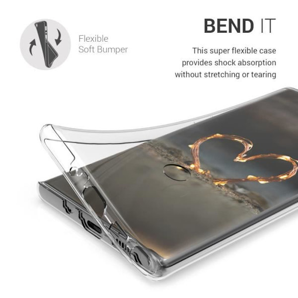 Fodral - kwmobile - Samsung Galaxy Note 10 - Hel skydd - TPU - Silikon Transparent