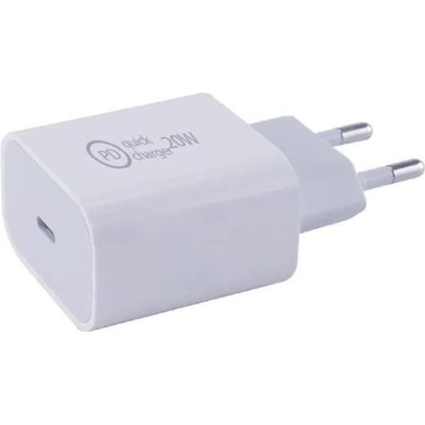 Snabbladdare - Väggadapter - 20W - USB-C - iPhone 12 - Överspänningsskydd