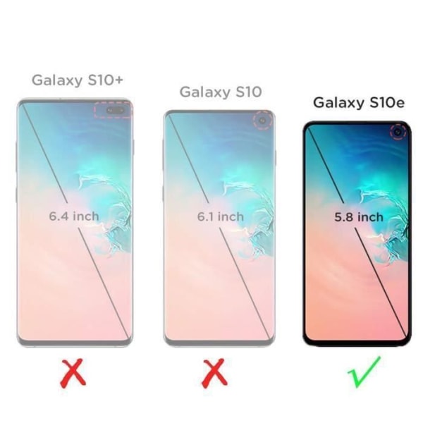 Samsung Galaxy S10e etui, stødsikker TPU silikone etui til Samsung Galaxy S10E 5.8"