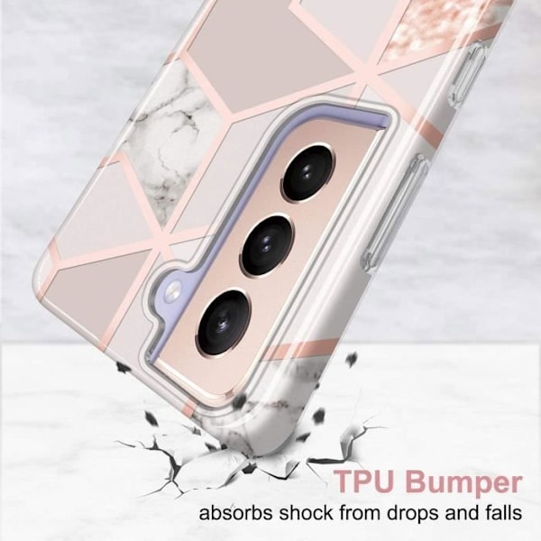 Skyddsfodral till Samsung Galaxy A14 5G - BOOLING - Rosa - Tunt - Reptålig Rosa