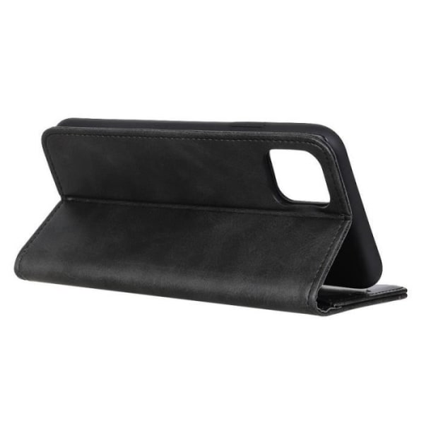 Svart plånboksfodral för iPhone 13 Pro skal med magnetisk stängning och 2,5D härdat glas med Stylus Toproducts®