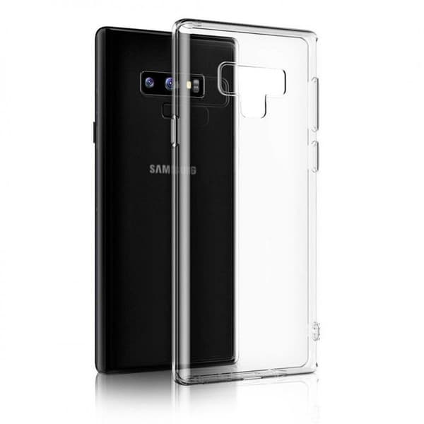 Transparent mjuk skal för Samsung Note 9 Vit