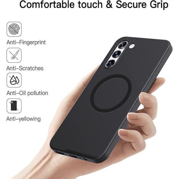 Coque silicone - Samsung - Galaxy A15 4G-5G - Anti-reportrisk skydd - Ultrafin - Flexibel Svart
