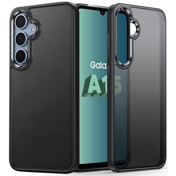 Skyddsskal - Samsung - Galaxy A15 4G-5G - Stötresistent - Semi-stivt - Ultra-tunt Svart