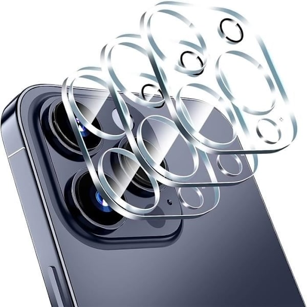 Skyddsglas - BOOLING - för iPhone 15 Pro - Härdat Glas - Stötresistent - 3-pack Transparent