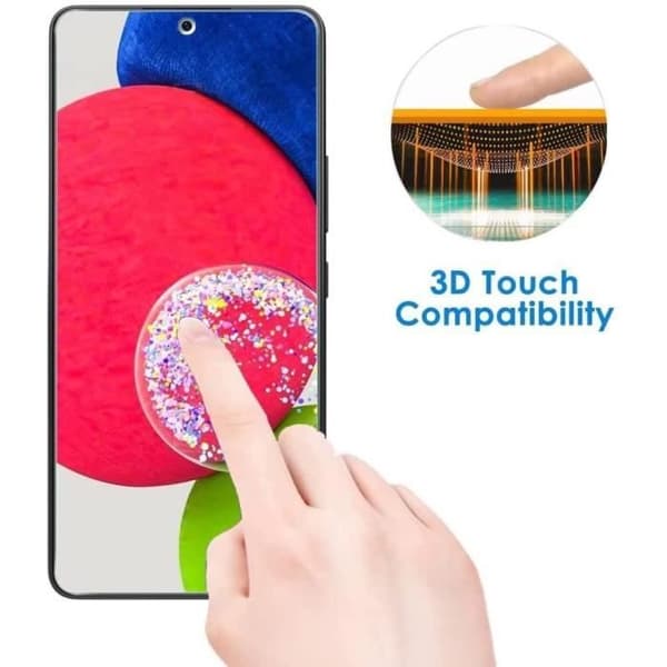 3-pack härdat glas för Samsung A53 5G (6,5") High Definition Screen Protector Anti-Shock Bubble-Free Transparent