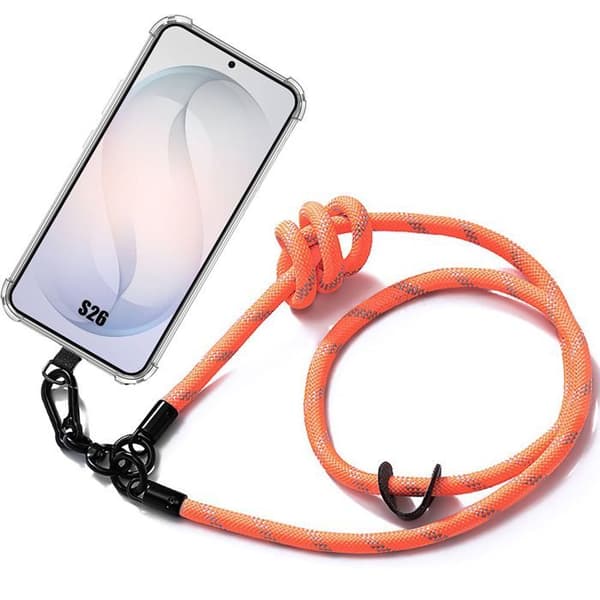 Stötsäker Skal - BOOLING - för Samsung Galaxy S26 - Skydd med Robust Orange Snodd Orange, klar