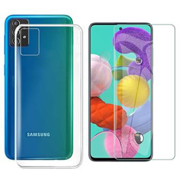 Skyddsfodral - Yuan Yuan - Samsung Galaxy A53 5G - Mjukt silikon - 2 härdade glasögon - 0,26 mm