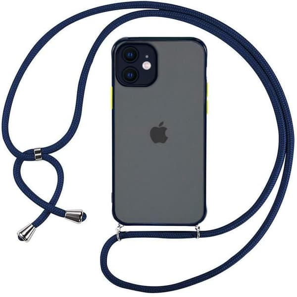 Coque - BOOLING - för iPhone 11 - Stötskydd - Lätt - Justerbar rem marinblå