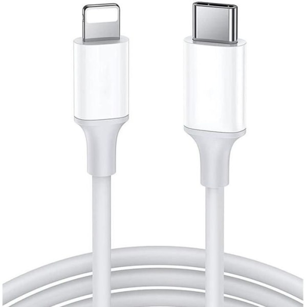 USB C till Lightning-kabel 1m för iPhone iPad Pro / Air Vit