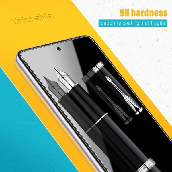 [2+2 stycken] härdat glas kompatibelt med samsung galaxy a52s 5g a52 4g 5g skärmskydd + kameraskydd, [9h hårdhet][ -