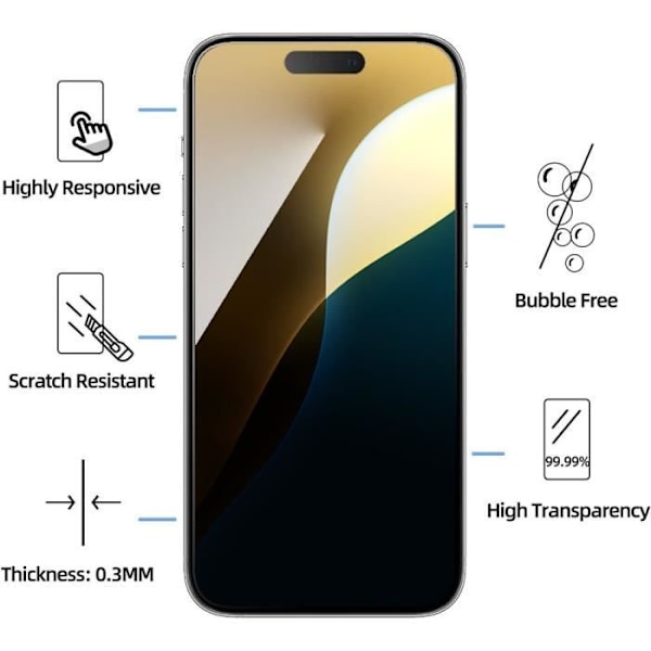 Skyddsskal för telefon - BOOLING - iPhone 16 Pro Max - Mjuk silikon - Röd - Heltäckande skydd Röd