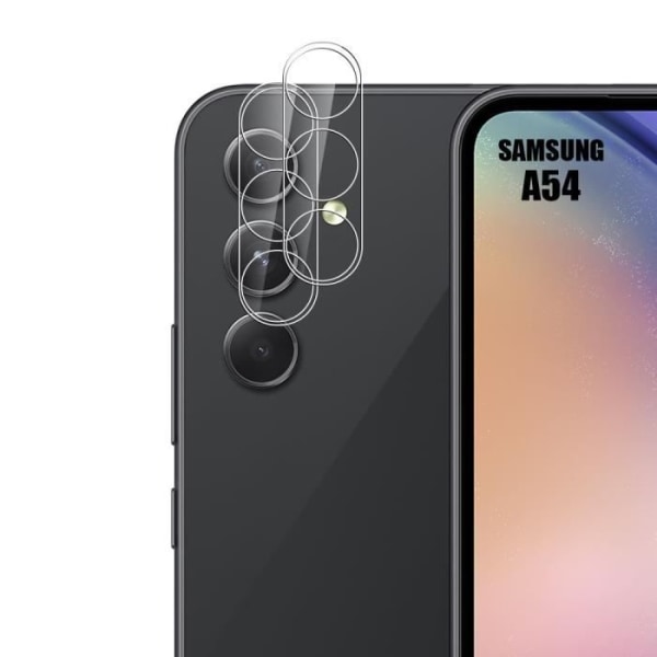 2 x härdat glas kameraskydd för Samsung Galaxy A54 5G