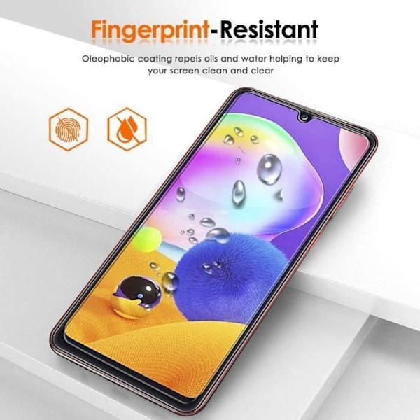 Skyddande film i härdat glas - BOOLING - Samsung A33 5G - Paket med 4 - 9H - Transparent Transparent