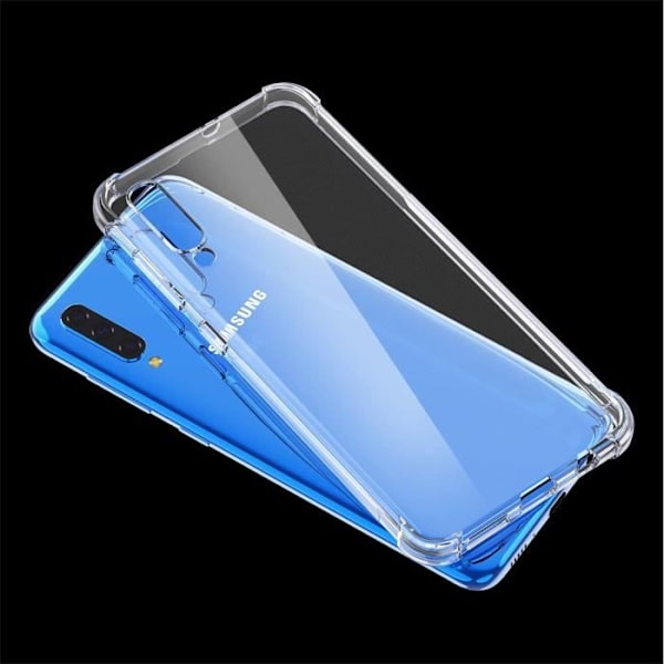 Samsung A50-fodral, genomskinligt skyddande stötsäkert fodral Anti-Scratch Bumper Silikonfodral Bumper för Samsung Galaxy A50(2019) 6