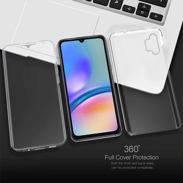 Skyddande skal - Samsung - Galaxy A05 - Stötresistent - Transparent - 360° Transparent