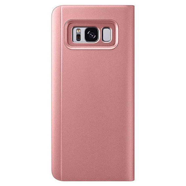 Samsung Galaxy S8-fodral Optimerad visningsvinkel Clear S-View-fodral för Samsung Galaxy S8 (roséguld)
