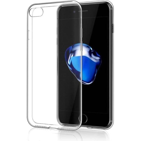 Fodral för iPhone 7, iPhone 8, iPhone Se 2020 [Ultra Transparent Soft TPU Gel Silikon] Skyddsfodral med absorption