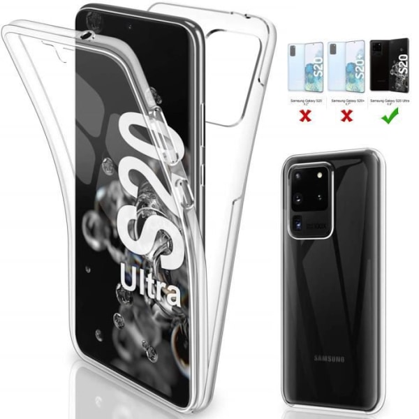 IPOMCASE 360 främre bakskal till Samsung Galaxy S20 Ultra 6,9"