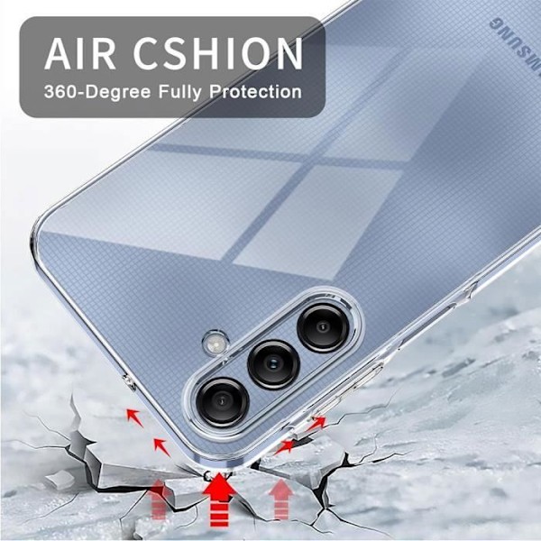 Skyddskal - BOOLING - Samsung Galaxy A25 5G - Flexibelt - Transparent - Halkfritt Transparent