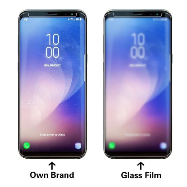 Skærmbeskyttelse - Samsung - Galaxy S8 Plus - Hærdet Glas - Pakke med 2 - Ridseresistent