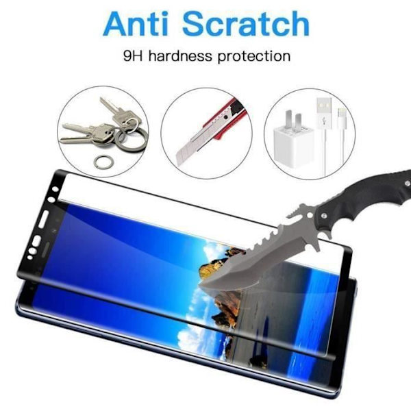 [Pack of 2] Skyddsfilm för Samsung Note 9, Samsung Galaxy Note 9 härdat glas, Ultra Resistant 9H hårdhetsindex Anti Scratch P11201