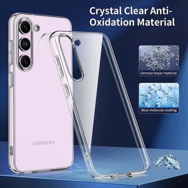 Fodral till Samsung Galaxy S24 Plus (S24+) - Mjukt Anti-Slip Transparent skydd