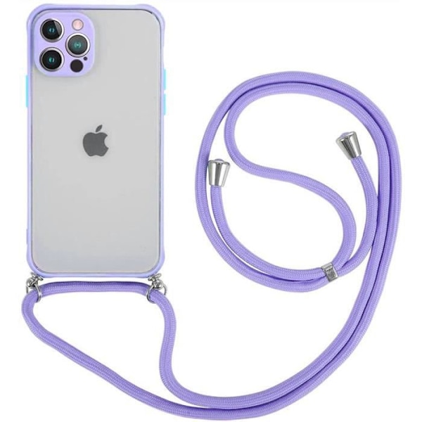 Coque - Ej specificerad - iPhone 12 Pro - Lila - Tunn - Stötskydd Lila