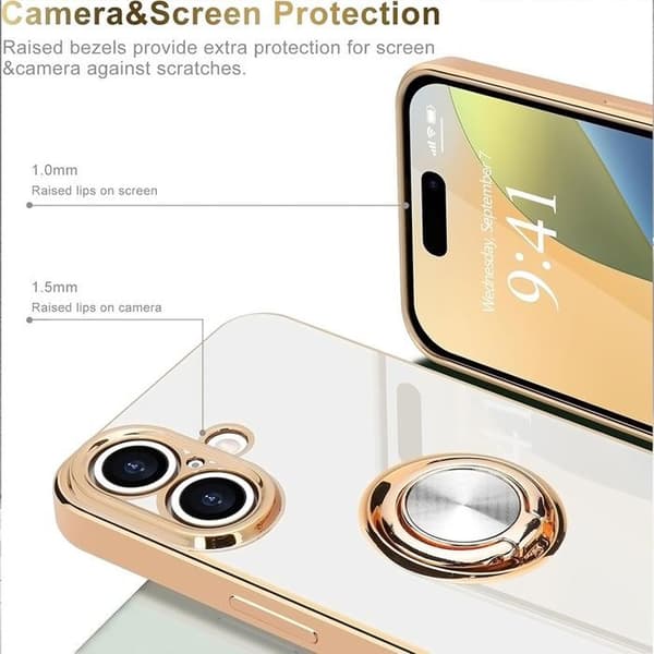 Skyddsfodral - BOOLING - iPhone 17 - Stötsäker - Repfria - Slim Vit Vit