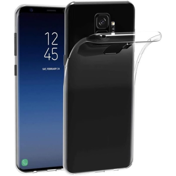 Fodral kompatibelt med Samsung Galaxy S9, [Ultra Clear Silicone Soft TPU Gel] Fodral Skyddsskal