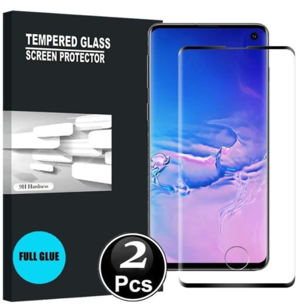 Samsung Galaxy S10 skärmskydd i glas härdat glas fullt skydd Fullt 3D-härdat  glas HELT LIM - [X2-Svart] a176 | Fyndiq
