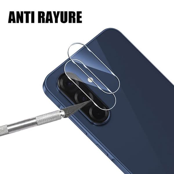 2 Härdat Glas Bakre Kamera för Samsung Galaxy A17 4G/5G, Stötsäker Represistent Hård 9H Transparent