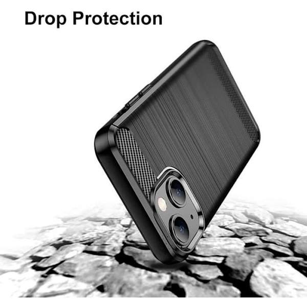Svart TPU-fodral för iPhone 13 mini (5,4'')