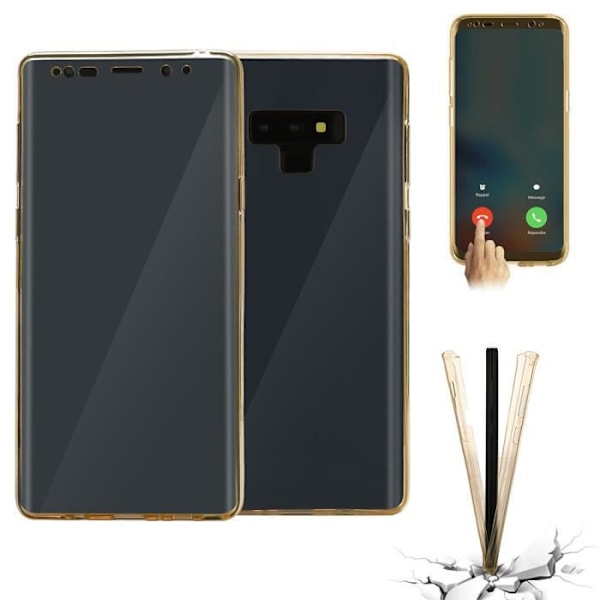 Transparent Crystal 360 Full Silikon Hybrid Case Skins för Samsung Note 9 B632